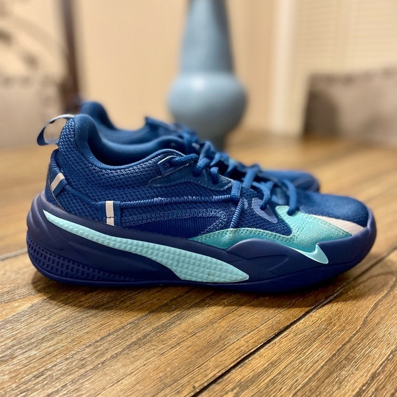 Puma Sneakers Shoes Size 6.5 C Lace Up J Cole E-Line RS Dreamer Sodalite Blue - Picture 1 of 8
